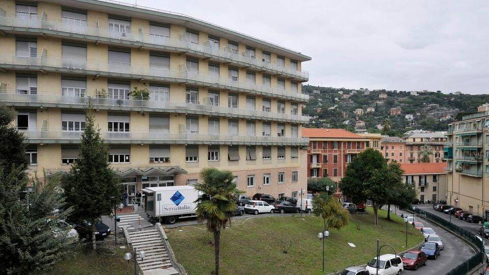 L'ex ospedale in via Arpe a Santa Margherita Ligure.