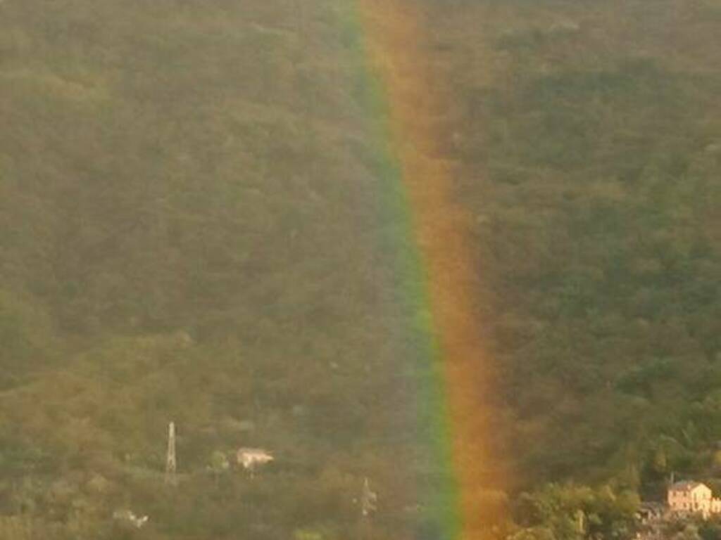 arcobaleno a Recco (ph Pro Loco Recco)