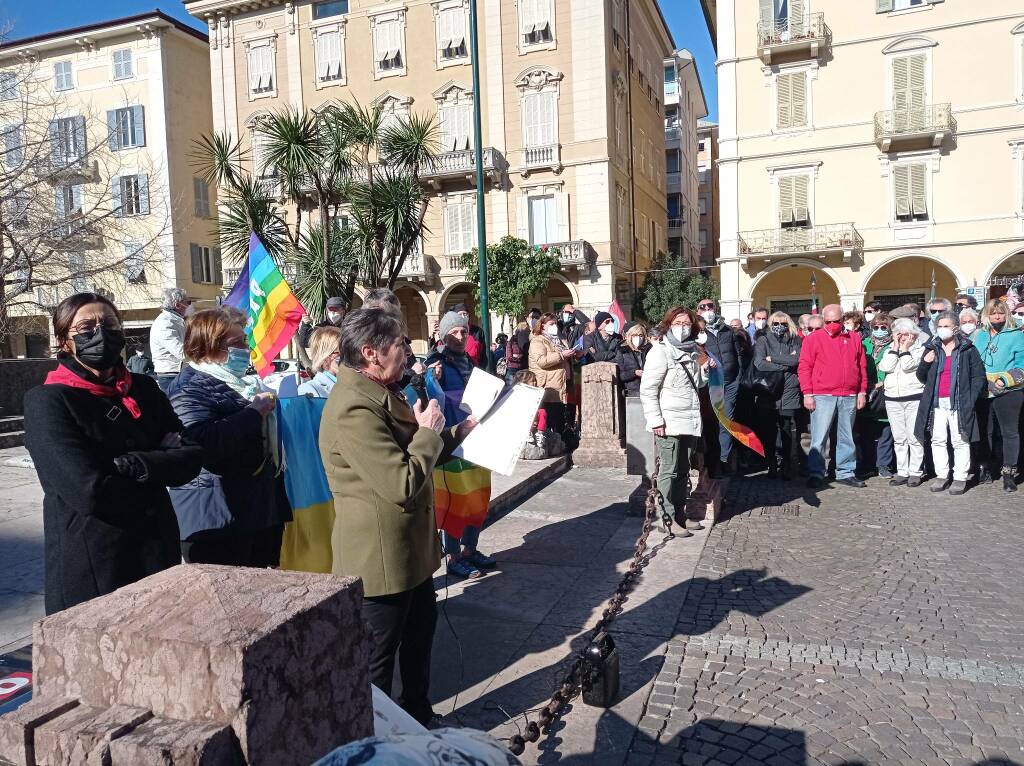 guerra In Ucraina, manifestazione a Chiavari