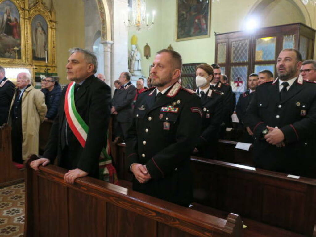 Camogli carabinieri messa